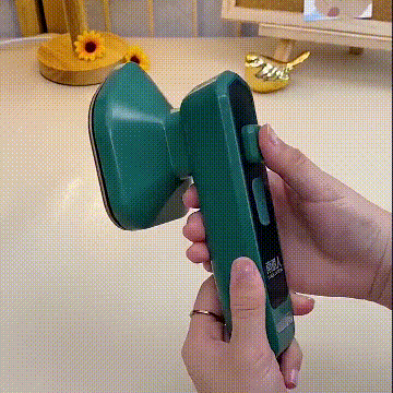 Demostración del cabezal giratorio de la mini plancha portátil